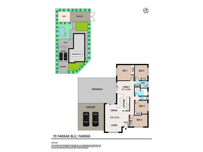 70 Farrar Boulevard, Farrar NT 0830 Floorplan