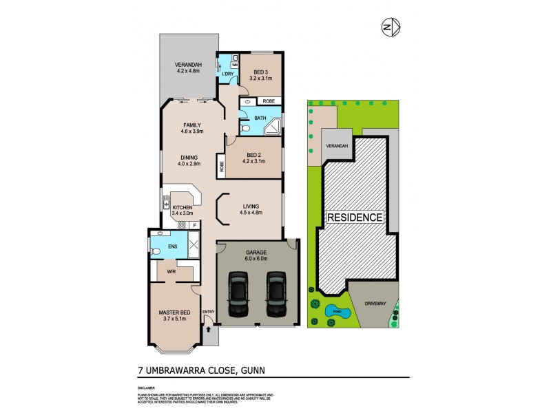 7 Umbrawarra Close, Gunn NT 0832 Floorplan