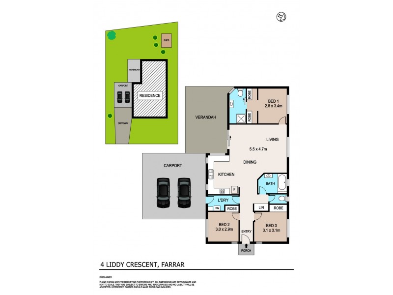 4 Liddy Crescent, Farrar NT 0830 Floorplan