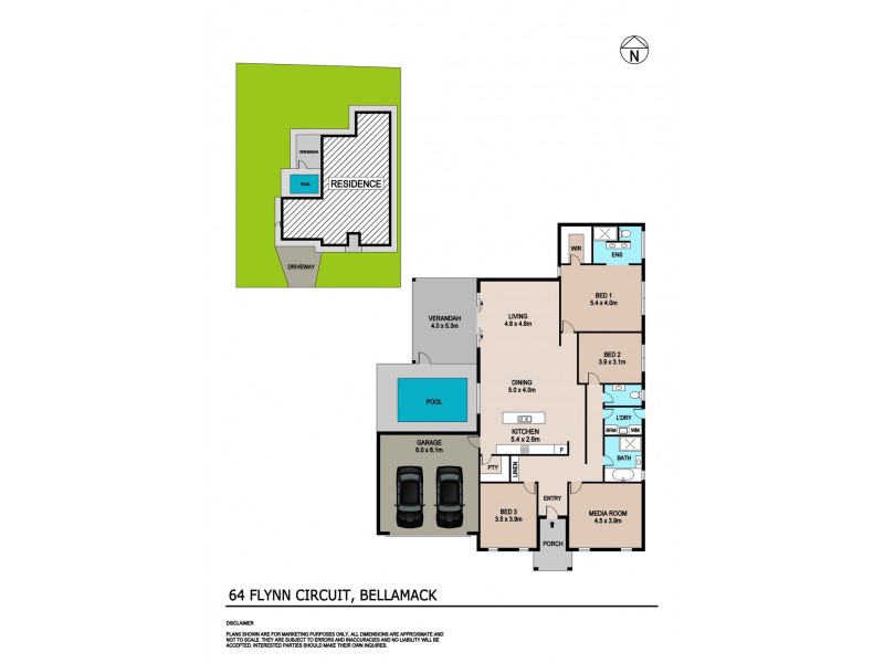 64 Flynn Circuit, Bellamack NT 0832 Floorplan