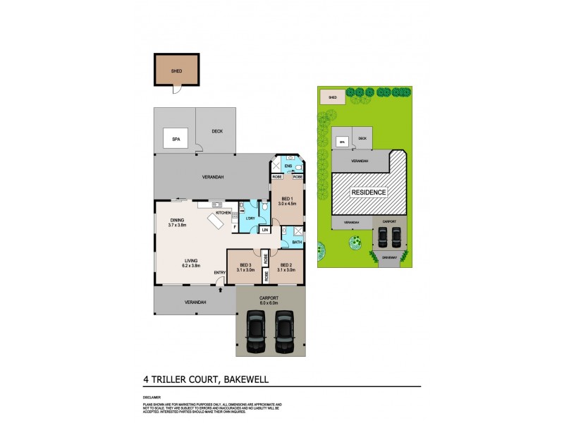4 Triller Court, Bakewell NT 0832 Floorplan