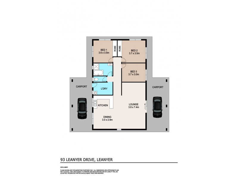 93 Leanyer Drive, Leanyer NT 0812 Floorplan