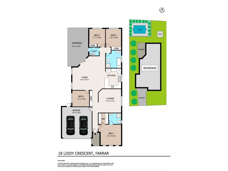 18 Liddy Crescent, Farrar NT 0830 Floorplan