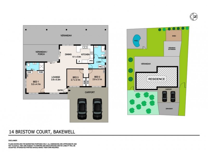 14 Bristow Court, Bakewell NT 0832 Floorplan