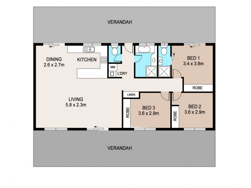 18 Landsborough Street, Bakewell NT 0832 Floorplan