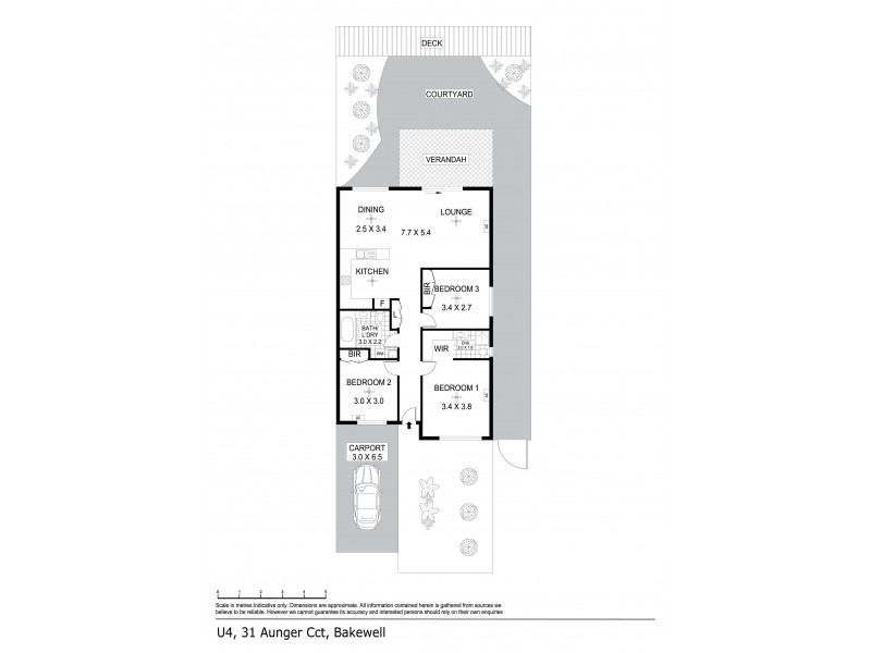 4/31 Aunger Crescent, Bakewell NT 0832 Floorplan