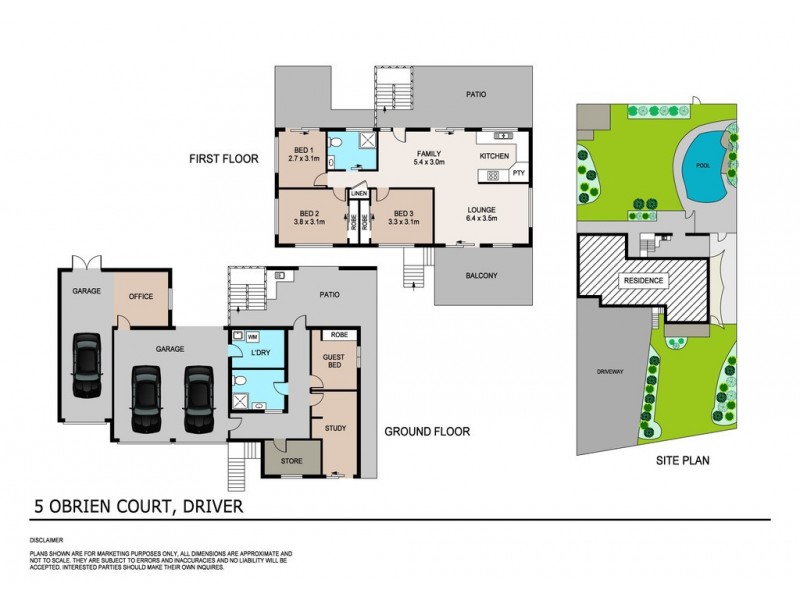 5 O’Brien Court, Driver NT 0830 Floorplan