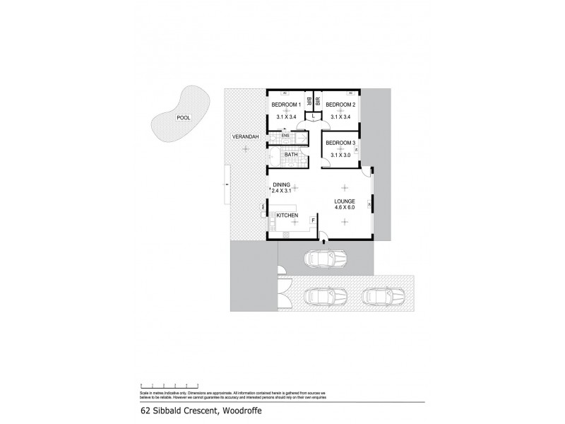 62 Sibbald Crescent, Woodroffe NT 0830 Floorplan
