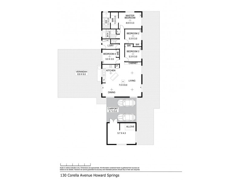 130 Corella Avenue, Howard Springs NT 0835 Floorplan