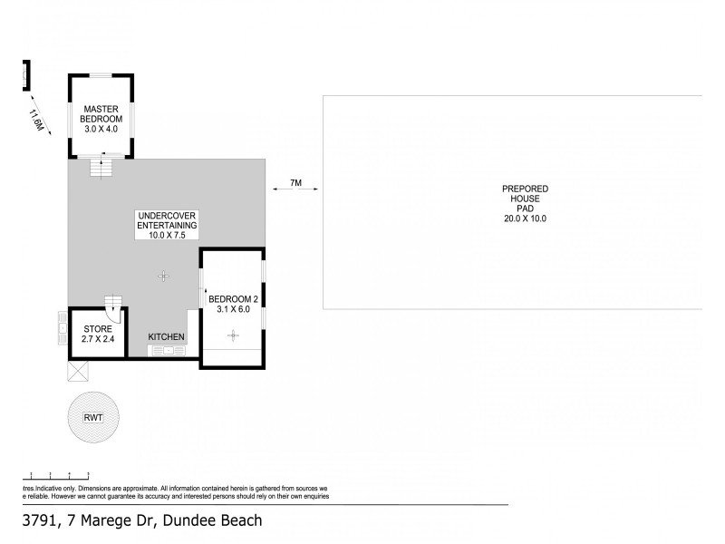 Sect 3791, 7 Marege Drive, Dundee Beach NT 0840 Floorplan