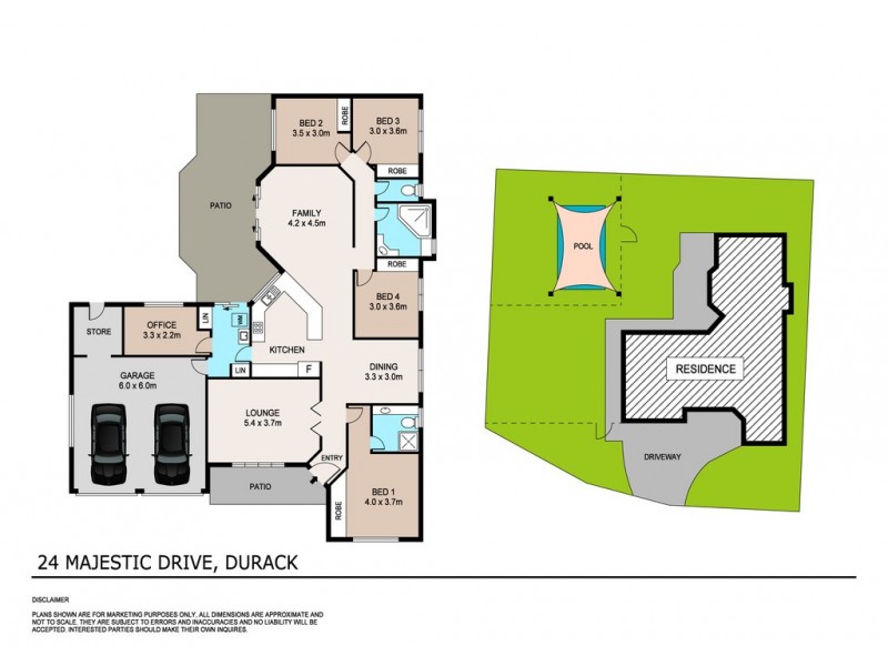 24 Majestic Drive, Durack NT 0830 Floorplan