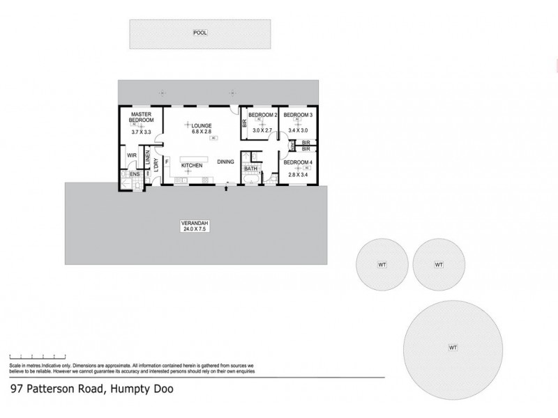 97 Patterson Road, Humpty Doo NT 0836 Floorplan