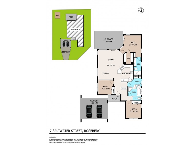 7 Saltwater Street, Rosebery NT 0832 Floorplan