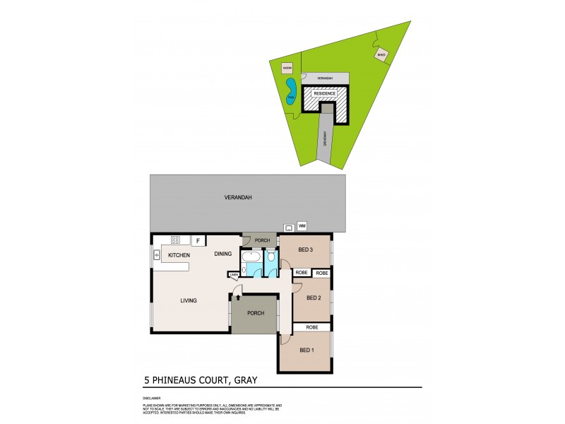 5 Phineaus Court, Gray NT 0830 Floorplan