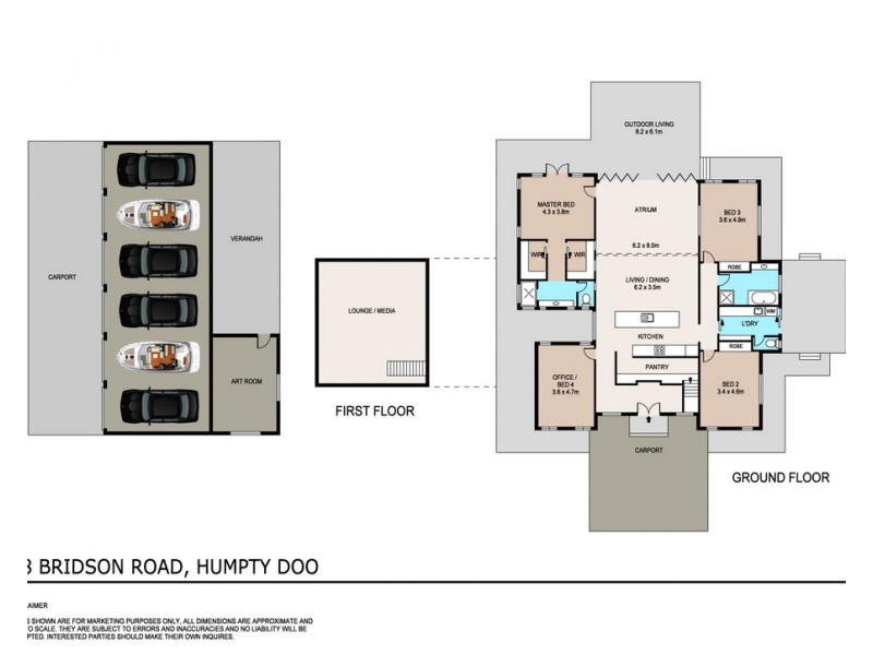 78 Bridson Road, Humpty Doo NT 0836 Floorplan
