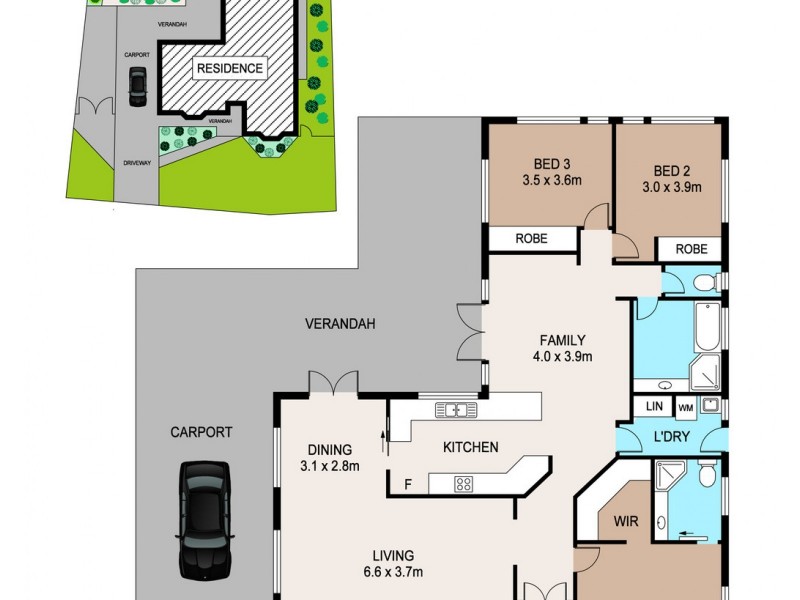 10 Lobelia Court, Rosebery NT 0832 Floorplan