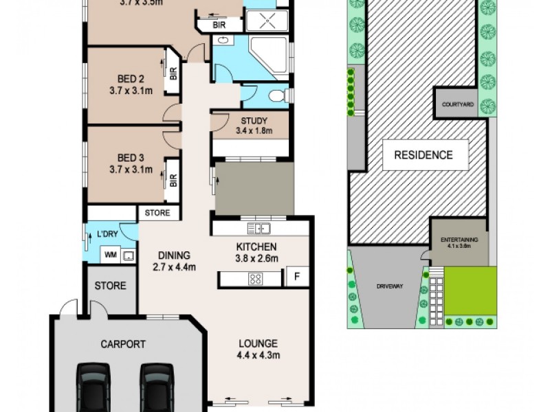 13 Rayney Street, Durack NT 0830 Floorplan