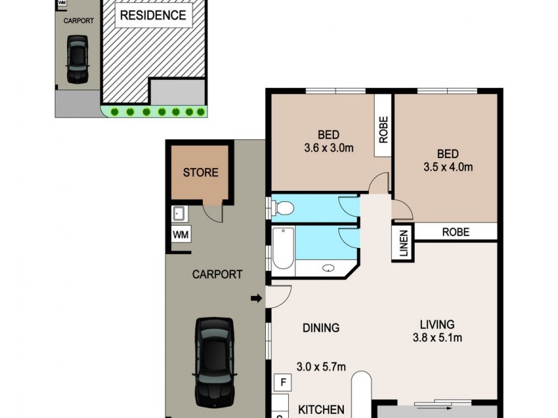 5/20 Rosetta Street, Gray NT 0830 Floorplan