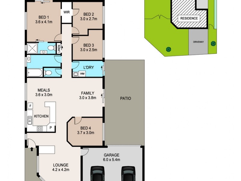 1 Carrara Court, Gunn NT 0832 Floorplan