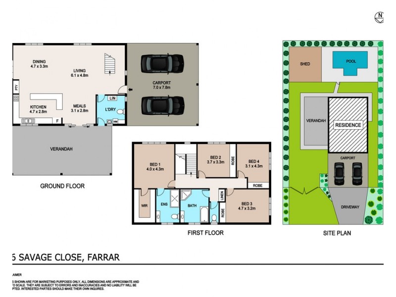16 Savage Close, Farrar NT 0830 Floorplan