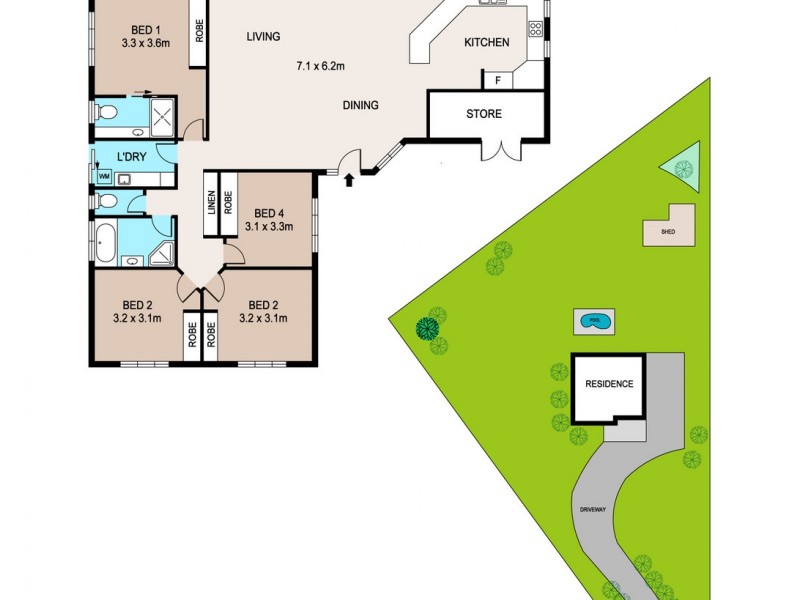 18 Packsaddle Road, Marlow Lagoon NT 0830 Floorplan