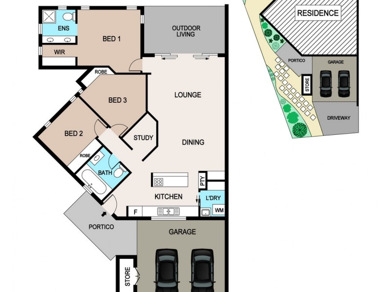 1/69 Rosebery Drive, Rosebery NT 0832 Floorplan