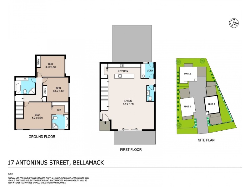 3/17 Antoninus Street, Bellamack NT 0832 Floorplan