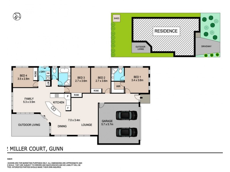 22 Miller Court, Gunn NT 0832 Floorplan