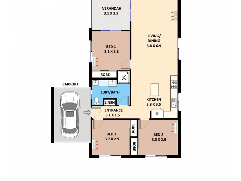 10 Cocos Grove, Durack NT 0830 Floorplan