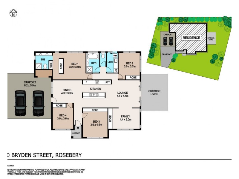 30 Bryden Street, Rosebery NT 0832 Floorplan