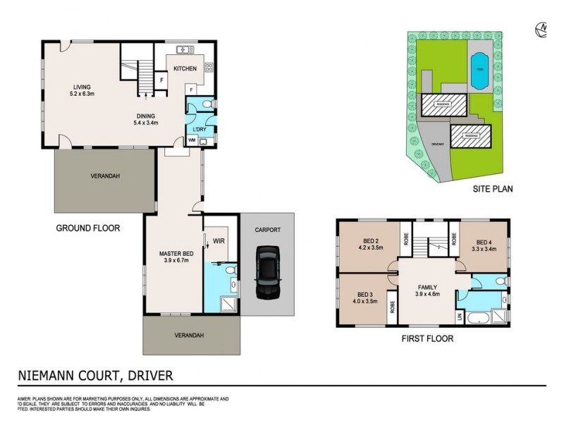 2 Niemann Court, Driver NT 0830 Floorplan