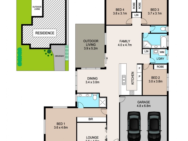 18 Latram Court, Gunn NT 0832 Floorplan