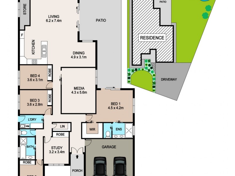 22 Antoninus Street, Bellamack NT 0832 Floorplan