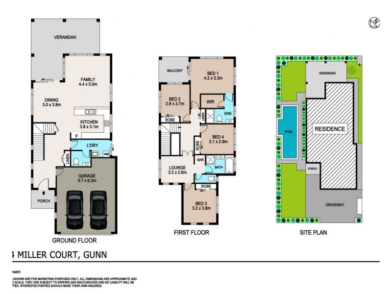 34 Miller Court, Gunn NT 0832 Floorplan