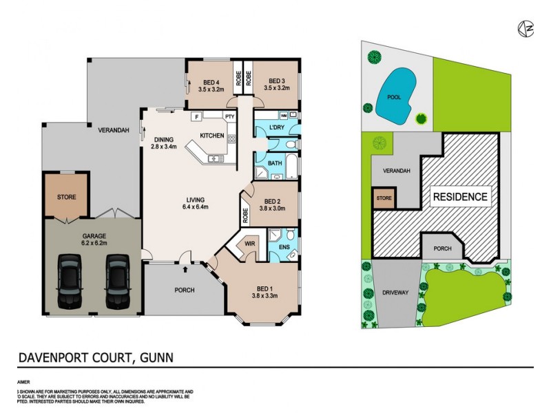 7 Davenport Court, Gunn NT 0832 Floorplan