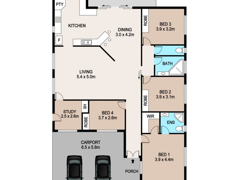 4 Bryden Street, Rosebery NT 0832 Floorplan