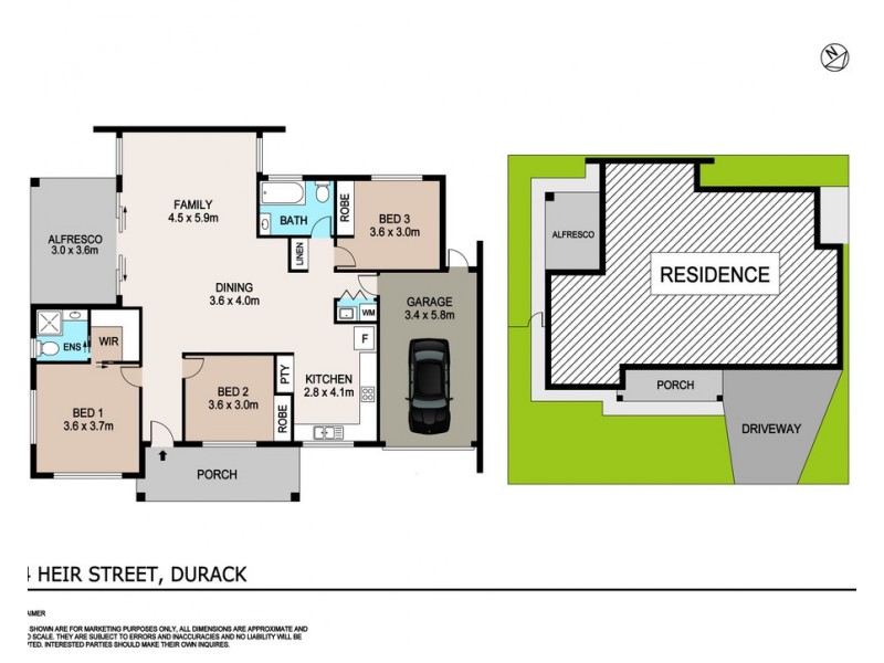 24 Heir Street, Durack NT 0830 Floorplan