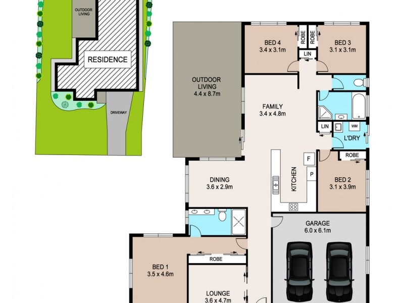 4 Stephanie Street, Bellamack NT 0832 Floorplan