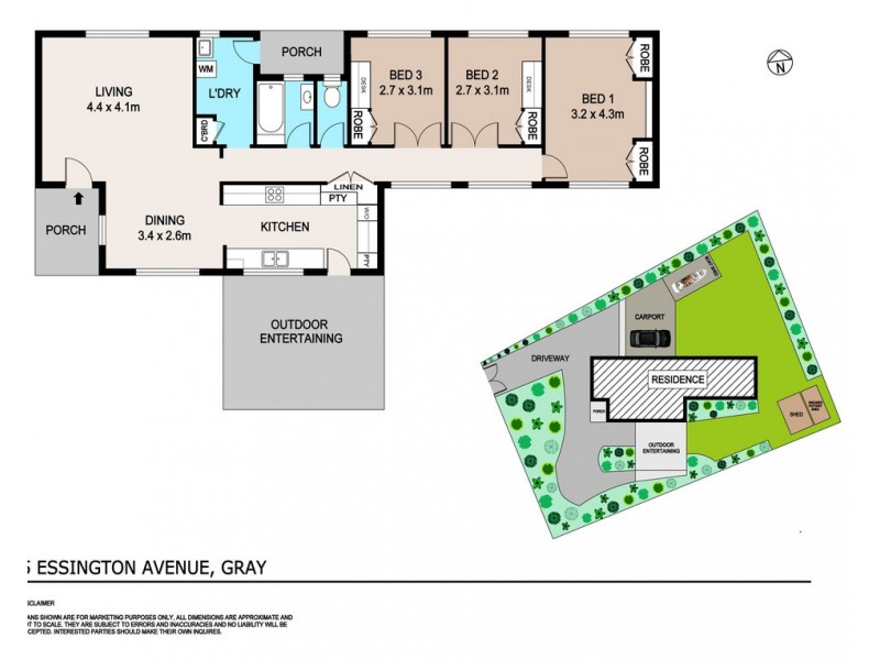 5 Essington Avenue, Gray NT 0830 Floorplan