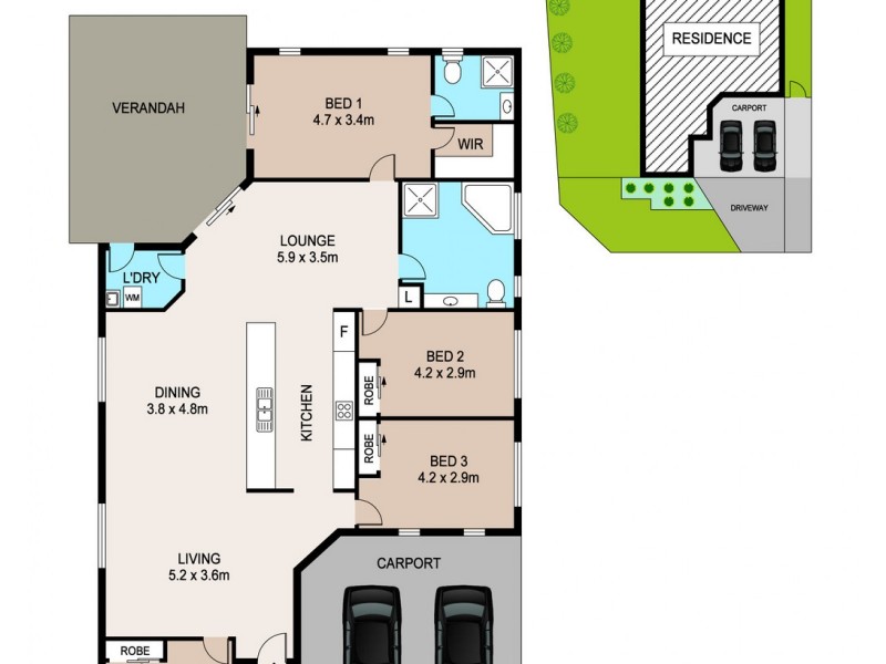 142 Flynn Circuit, Bellamack NT 0832 Floorplan