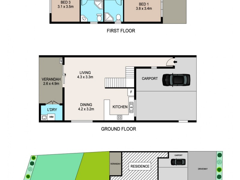 3/7 Loy Place, Rosebery NT 0832 Floorplan
