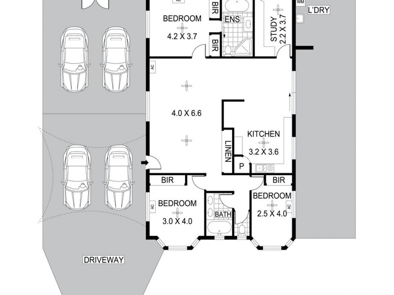 6 Chain Court, Woodroffe NT 0830 Floorplan