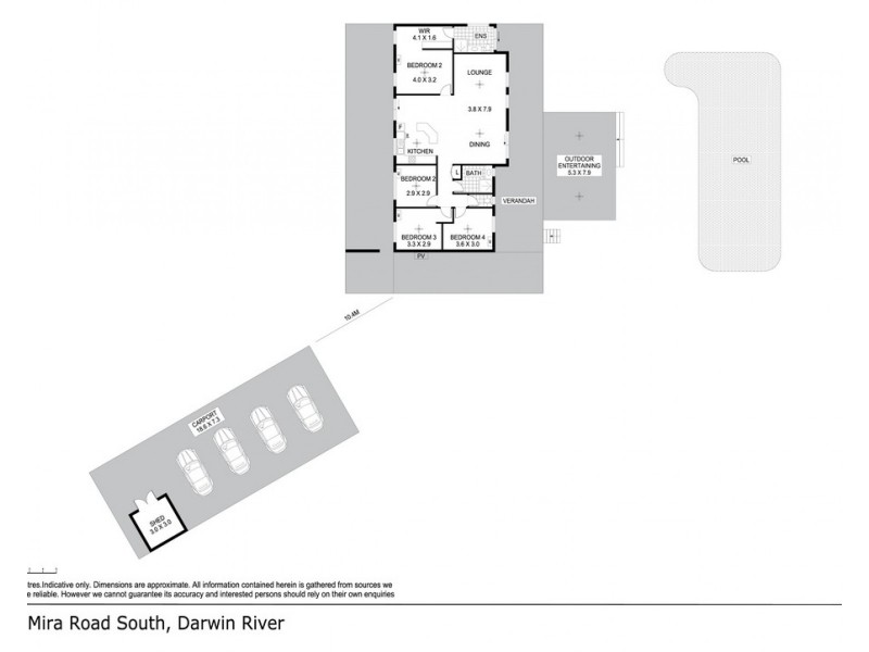 945 Mira Road South, Darwin River NT 0841 Floorplan