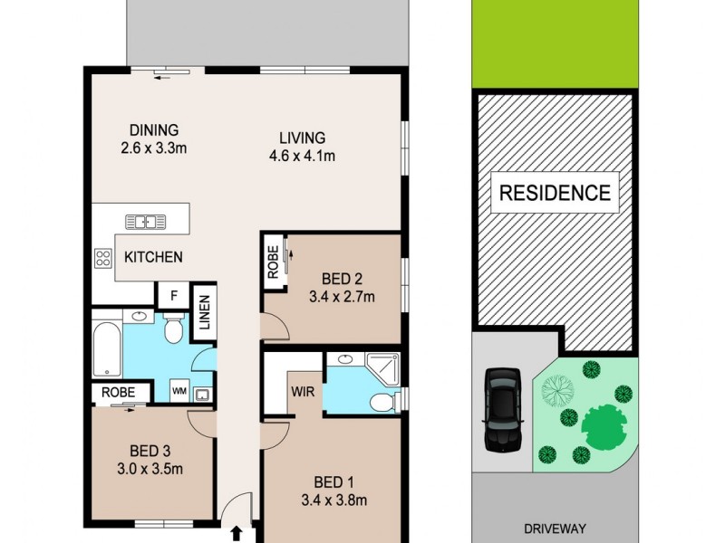 8/9 Hugh Court, Bakewell NT 0832 Floorplan