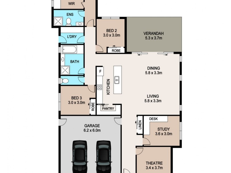 6 Ashburner Street, Durack NT 0830 Floorplan