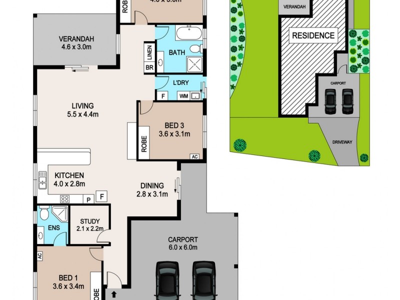 101 Woodlake Boulevard, Durack NT 0830 Floorplan