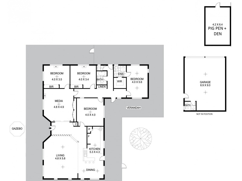 336 Bronzewing Avenue, Howard Springs NT 0835 Floorplan