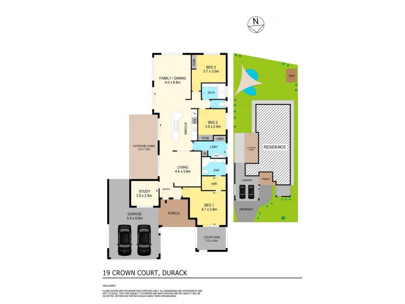 19 Crown Court, Durack NT 0830 Floorplan