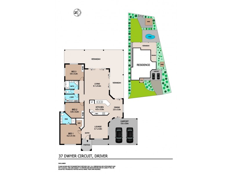 37 Dwyer Circuit, Driver NT 0830 Floorplan