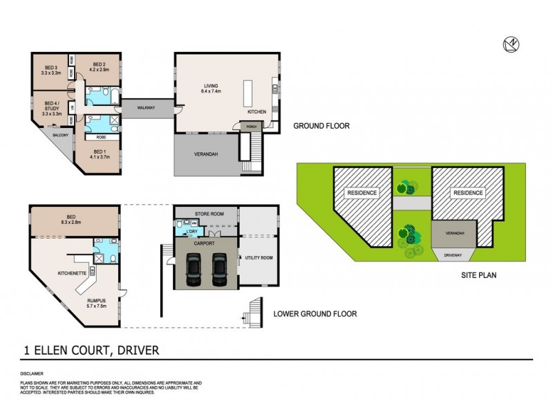 1 Ellen Court, Driver NT 0830 Floorplan